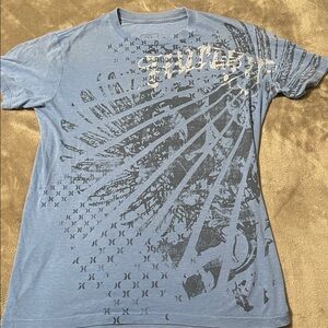 Hurley Light Blue Graphic Tee